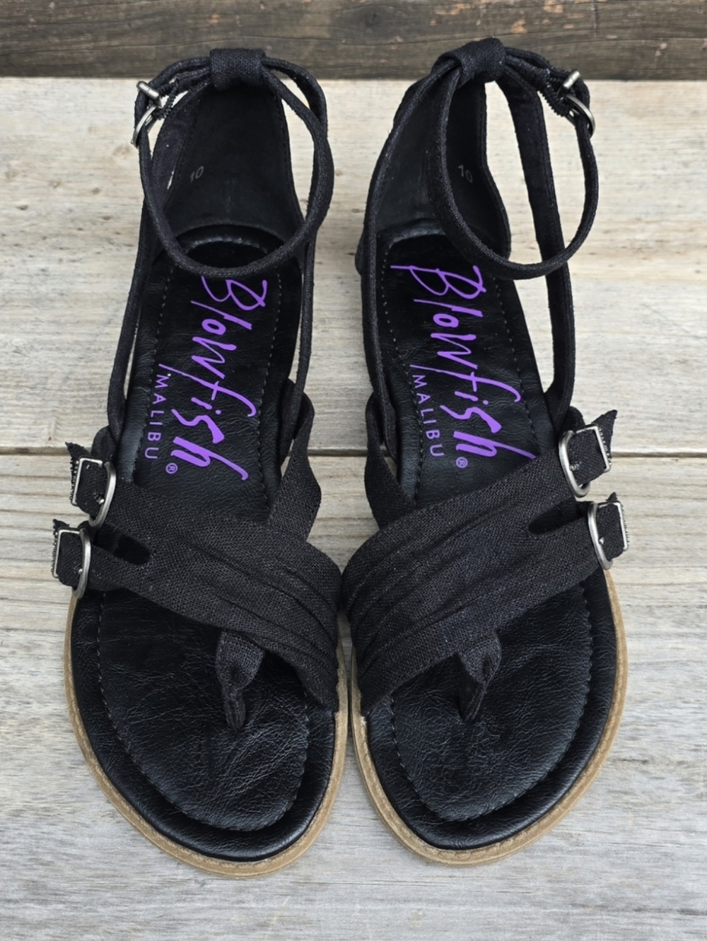Blowfish Malibu Y2K California Boho Revival Gladiator Style Sandals 10M